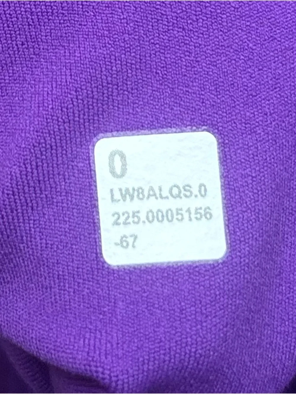 NWT Lululemon Align High Rise Skirt Skort In College Purple Size 0 - Picture 7 of 8